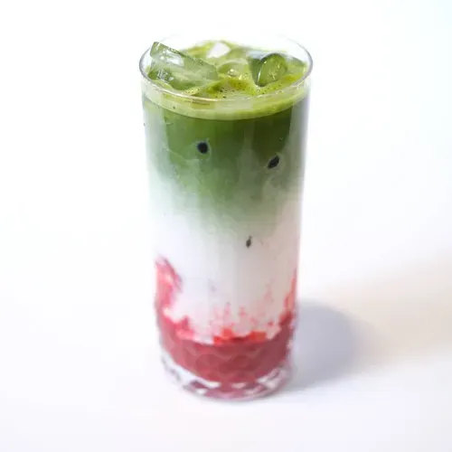Strawberry Iced Matcha