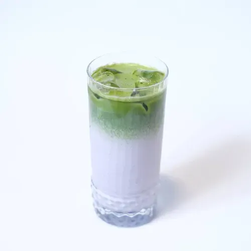 Taro Iced Matcha