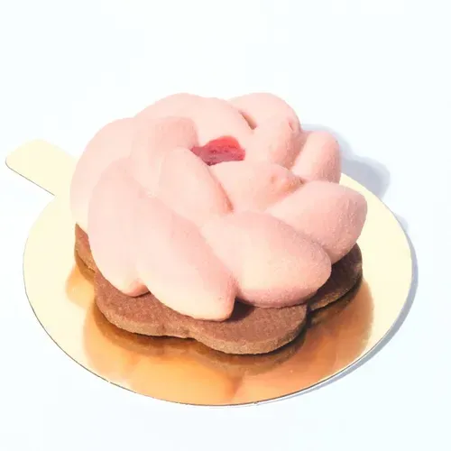 Mousse Căpșună Floare